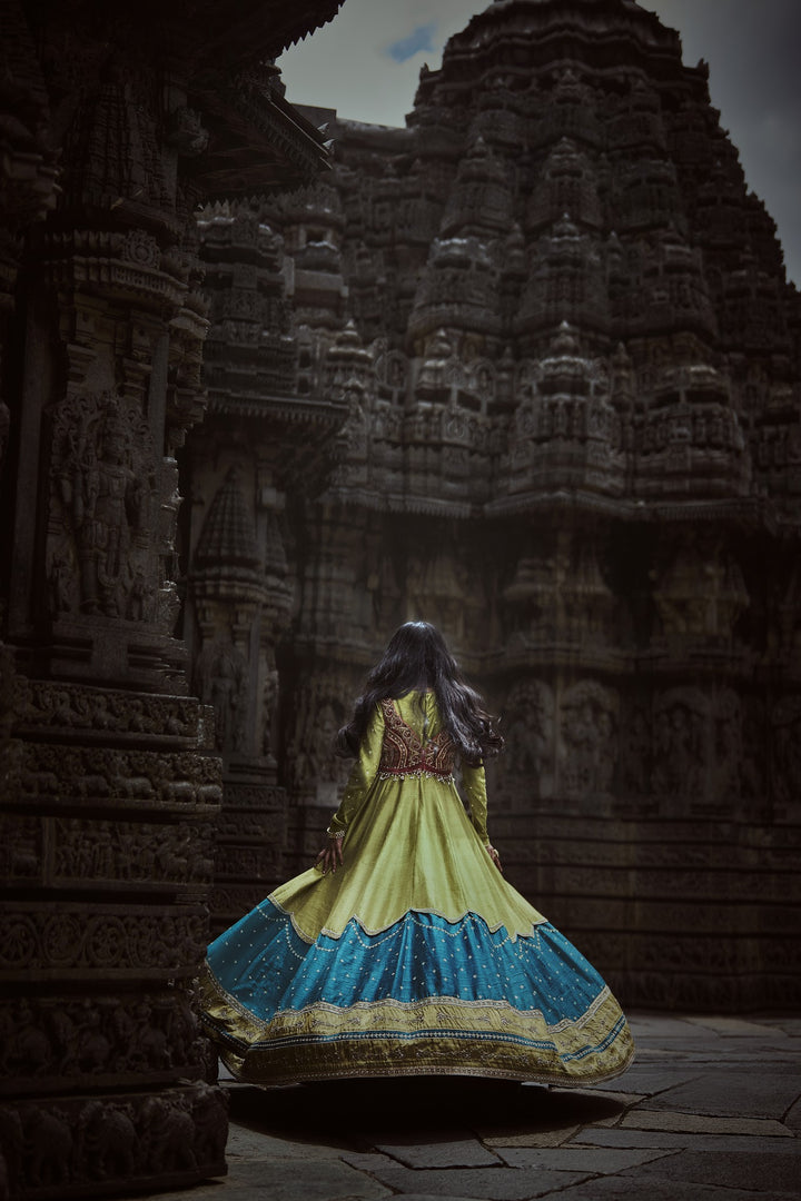 Green Anarkali
