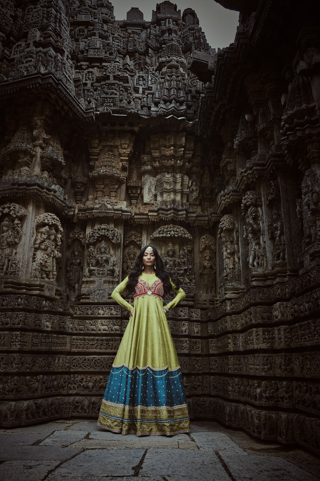Green Anarkali