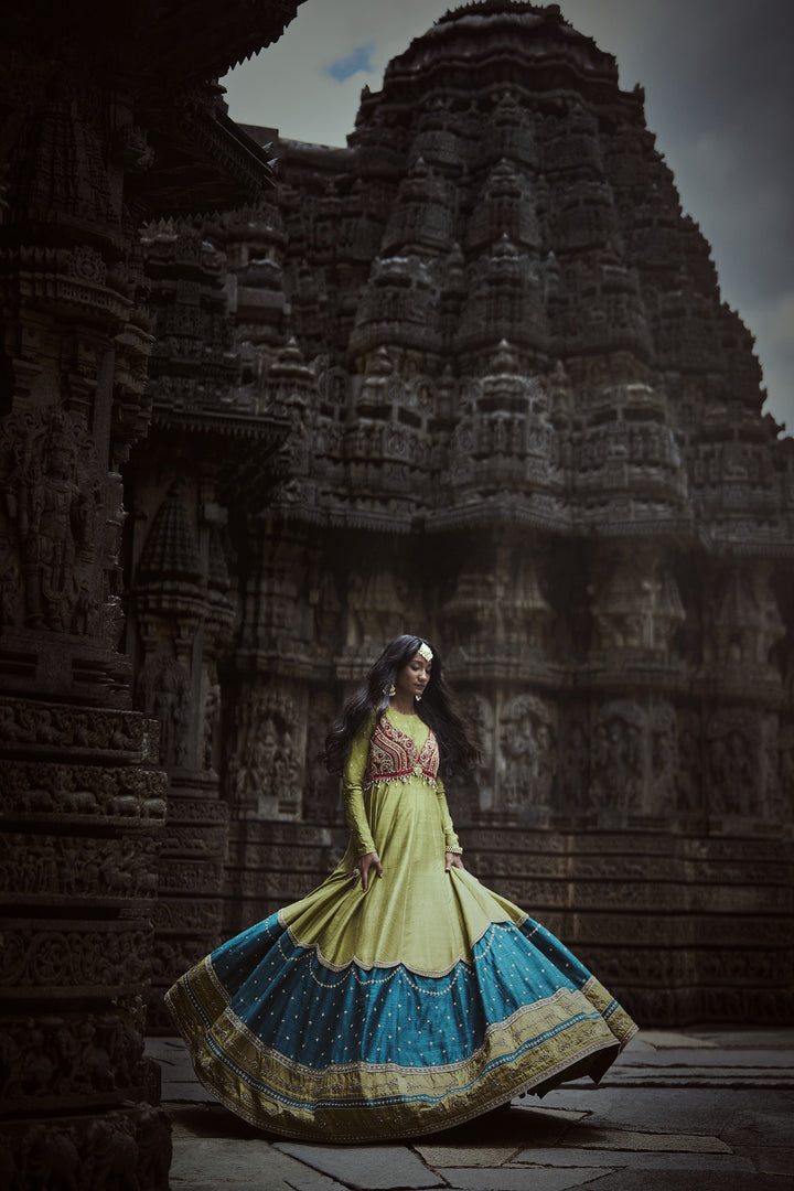 Green Anarkali