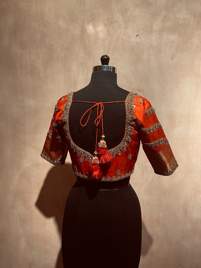 Zardosi Arch embroidered blouse