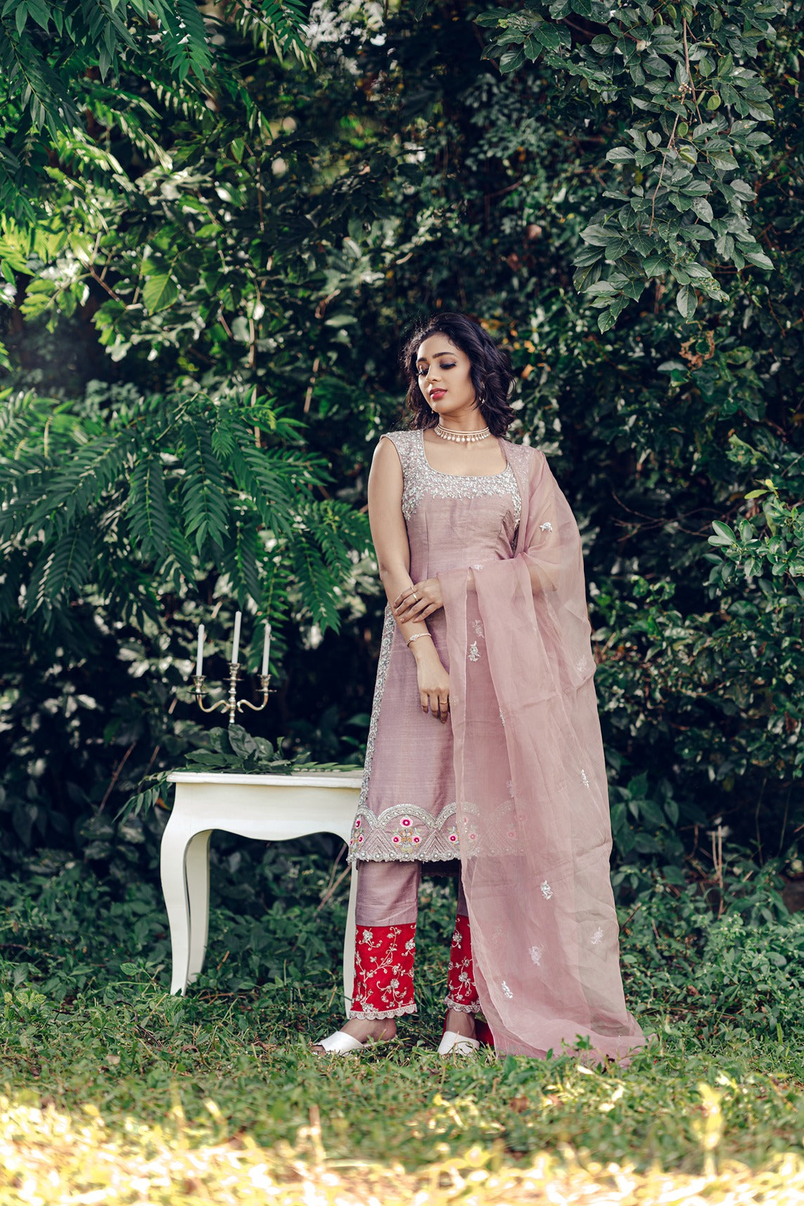 Syringa- Nude Salwar Set