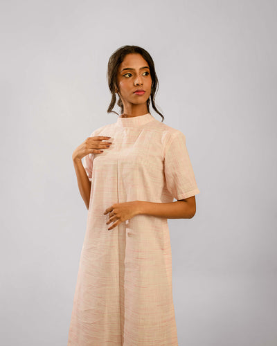 Light Pink Chinese Collared Tunic